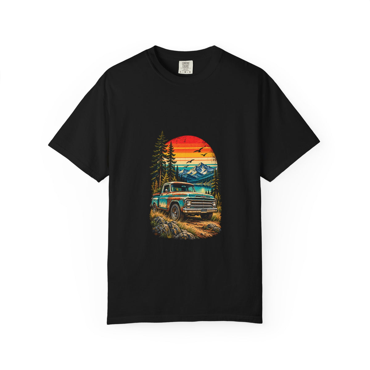 Vintage Truck Sunset T-Shirt – Comfort Colors®