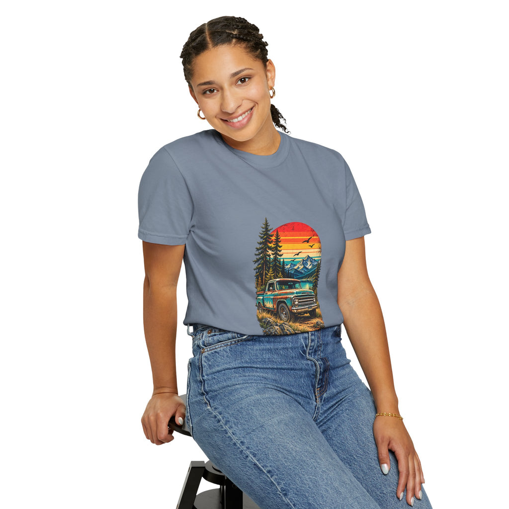 Vintage Truck Sunset T-Shirt – Comfort Colors®