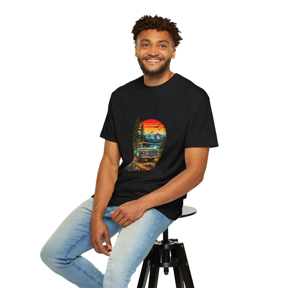 Vintage Truck Sunset T-Shirt – Comfort Colors®