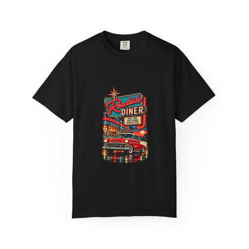 Retro Diner & Classic Car T-Shirt – Comfort Colors®